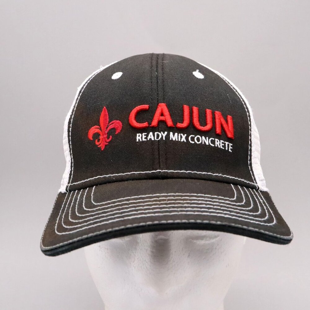 Cajun Ready Mix Concrete Black Snapback‎ Mesh Hat Atlanta Cap Co.